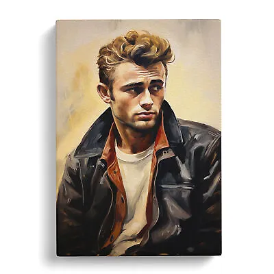 James Dean Informel Canvas Wall Art Print Framed Picture Home Decor Living Room • £24.95