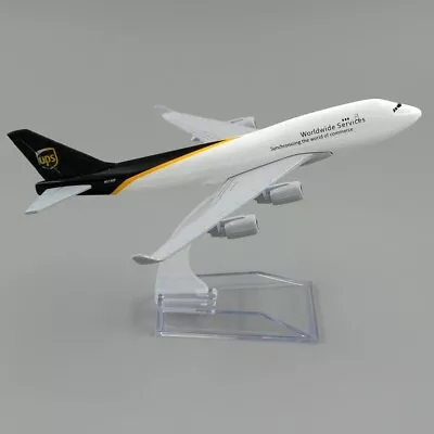 16cm UPS Boeing B747 Metal Aircraft Plane Model • £12.99