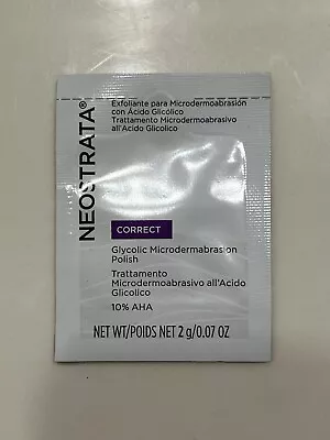 Neostrata CORRECT Glycolic Microdermabrasion Polish 2g Travel Size Sample • $7.58