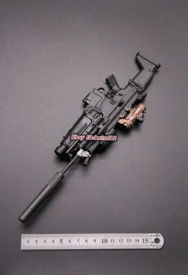 {In Stock} New 1/6 MINITIMES US Assault Rifle Fit 12  Battlefield4 MK17-d Model • $40.99