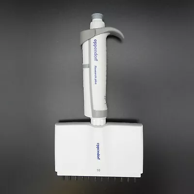 Eppendorf Research Plus Pipette Multi 12 Channel 0.5-10ul Grey W Certificate • $399.99