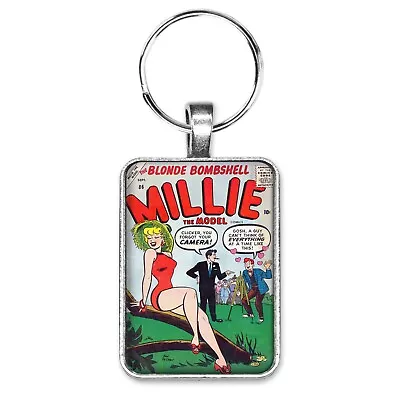 Millie The Model #86 Cover Key Ring Or Necklace Classic Teen Humor Comic Book • $12.95