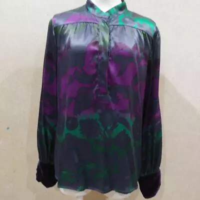 ETRO Mao Collar Blouse Size 44 • $191