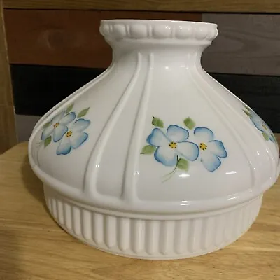 Vintage Aladdin Glass 10” Floral Design Lamp Shade  • $69.99
