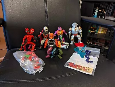 MOTU Vintage Lot Complete Multi Bot Modulok Hordak Tung Lashor Extendar + Comics • $314.99