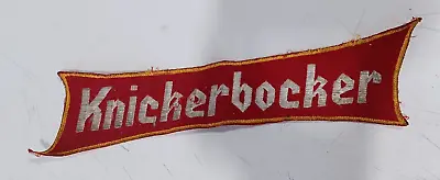 Vintage Knickerbocker Red & Gold Pennant 12  X 2.5  • $16.95
