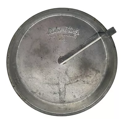 Vintage BAKE KING  King Of Bakeware  8 X 1.5  Round Cake Pans-Easy Release Lever • $14