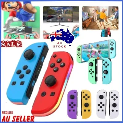 Switch Joy-Con Controller Wireless Pair Gamepad Joypad For Nintendo (Left+Right) • $34.56