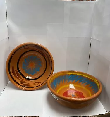 Mexican Handmade Clay Bowl Cured & Safe To Use Color/size Vary • $14.99