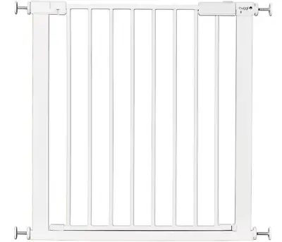 Cuggl Pressure Fit Safety Gate White 75 To 81cm Child Pet Doorway Stairway #4643 • £21.99