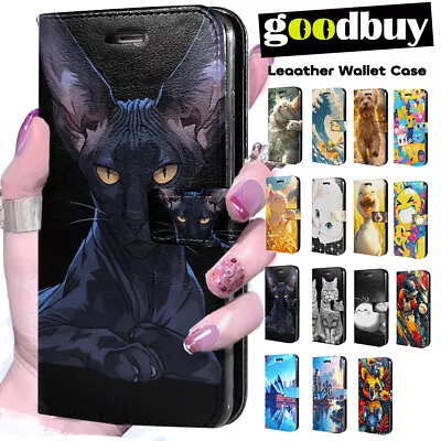Wallet Case For OPPO A98 A97 A96 A79 A78 A77 A76  A18 A17  Leather Pattern Cover • $12.99