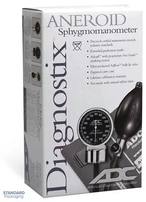 ADC Diagnostix 703-11ABK Palm Aneroid Sphygmomanometer - Adult Black • $70.99