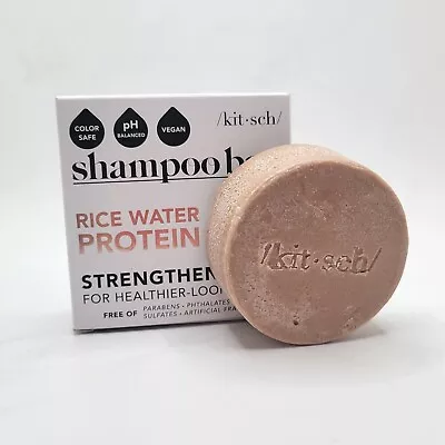 Kitsch RICE WATER PROTEIN Solid SHAMPOO Bar 3.6oz  Strengthening & Color Safe • $17.89