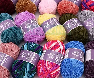 $2.75 • Buy Imperial Velvet Yarn Soft Chunky & Luxurious Crochet Ball Craft 100g 21 Colour