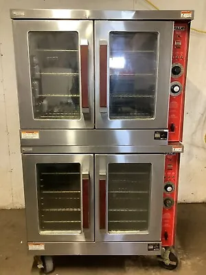 Convection Ovens Vulcan GC04D Double Stack Nat Gas Tested • $4450