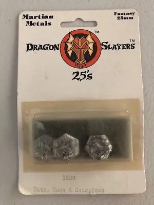 Martian Metals Dragon Slayers 25's Rats Bugs Scorpions Pack 1609 - New • $14.99