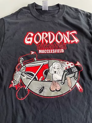 Macc Lads Gordons Takeaway Small T Shirt Punk • £17
