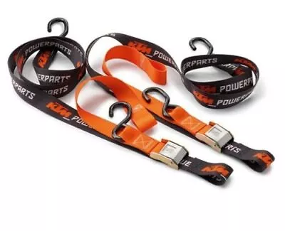 Brand New KTM Soft Non-Ratchet Tie Downs W/ Hooks P/N: U6910046 Moto-X Dirt Bike • $38.99