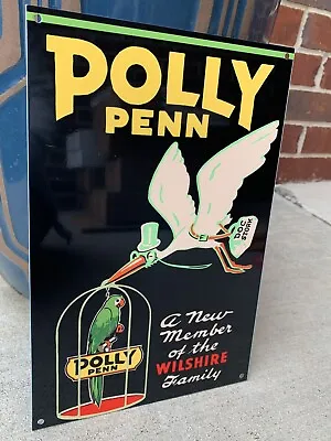 Vintage Style Indian Polly Penn Pennsylvania Motor Oil Steel Metal Quality Sign • $49.99