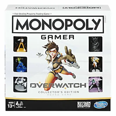 $45 • Buy Monopoly Gamer Overwatch Collector's Edition Board Game
