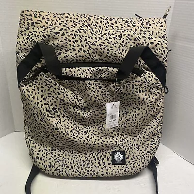 NWT VOLCOM GAME Day Trip BACKPACK Leopard Print • $35.99