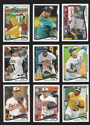 2014 TOPPS SERIES 1 & 2  #250-499 (ROOKIE RC's STARS) - WHO DO YOU NEED!!! • $0.99