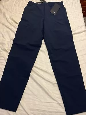 Lululemon Men's Size Small New Venture Trouser *Pique Pants Navy MSRP $148 CCNY • $0.01