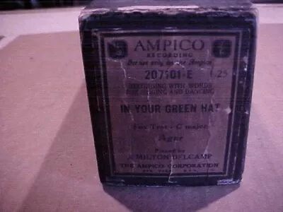 Ampico In Your Green Hat Player Piano Roll • $4.99