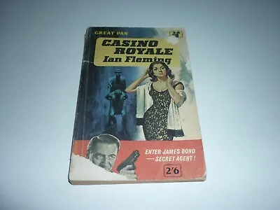 Casino Royale James Bond 007 Ian Fleming Paperback Book 1961 8th Printing  • £35