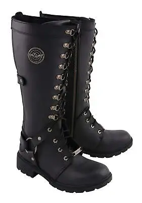 Milwaukee Leather Women's Combat Style Harness Boot**MBL9380 • $139.99