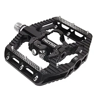 MTB Mountain Bike Pedals 3 Bearing Flat Platform Compatible With SPDDual Fun... • $55.30