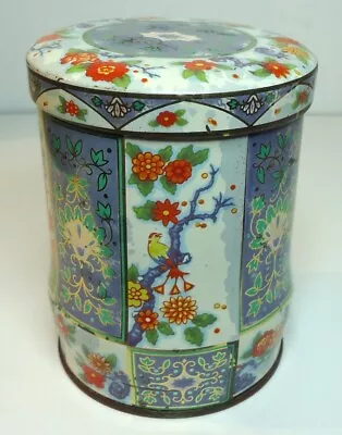 Vintage Flowered Tin Designed By Daher Made In England Good Condition. • $10