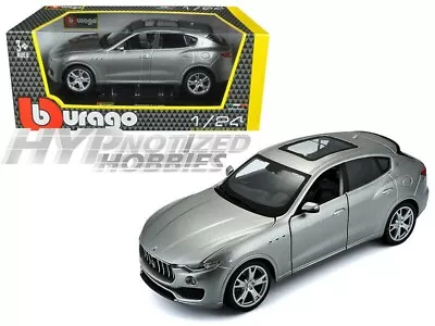 Bburago 1:24 Maserati Levante Die-cast Silver 21081 • $15