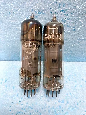 Mullard EL84/6BQ5 Square Getter Tested Tightly Matched Pair • $317.65