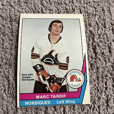 1977-78 O-Pee-Chee OPC WHA Hockey Marc Tardif #20 Quebec Nordiques • $3.99