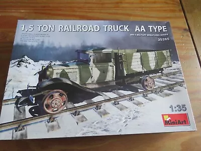 Miniart 1/35 15 Ton Railroad Truck AA Type #35265 • £27