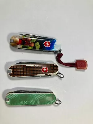 3 Victorinox Limited Edition Classic - Hiking Chocolate Bar Ferns • $30