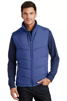 Port Authority Mens Sleeveless Puffy Vest With Pockets J709 • $45.04