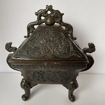Antique Japanese Bronze Censor • £125