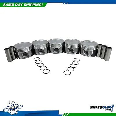 DNJ P4340A Std. Complete Piston Set For 98-99 Volvo C70 S70 2.4L L5 DOHC • $125.79