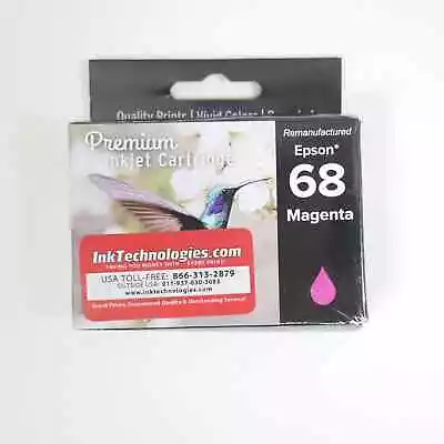 Compatible Magenta Ink Cartridge For Epson 68 • $7.99