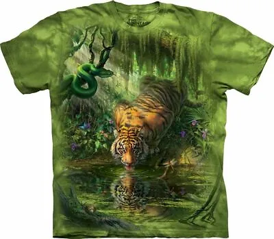 £29.99 • Buy ENCHANTED TIGER The Mountain T Shirt Reflection Unisex - Eco Friendly