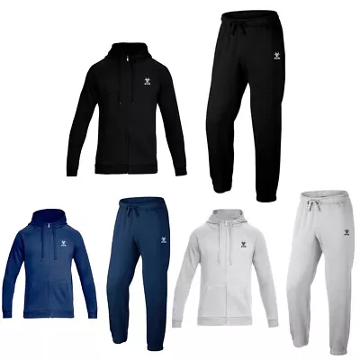 Mens XXR Fleec Jogging Suit Full Tracksuit Zipper Sweat Shirt Bottoms Top Fleece • £19.99