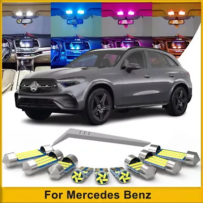 LED Interior Lights For Mercedes BENZ W203 204 W164 A B C E S M G GL SL Class • $19.85