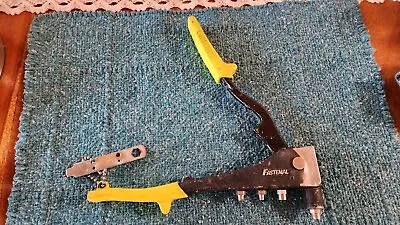 Vintage Fastenal Hand Rivet Tool With 4 Bits (3/32  3/16  5/32  & 1/8 ) Usa! • $11.95