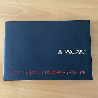 2014 Tag Heuer Watch Catalogue Brochure Jenson Button Steve Mcqueen Ronaldo • £25