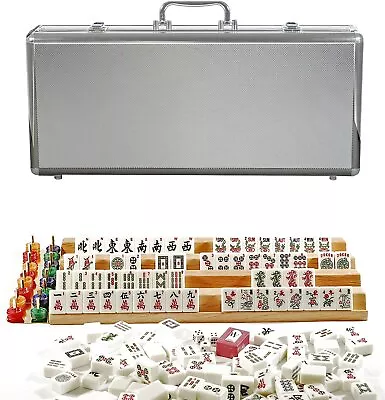 WE Games Aluminum & Black Mahjong - American Style • $144.99