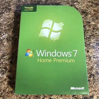 Microsoft  Windows 7 Home Premium 32/64-Bit (Retail (License + Media)) (1... • $35