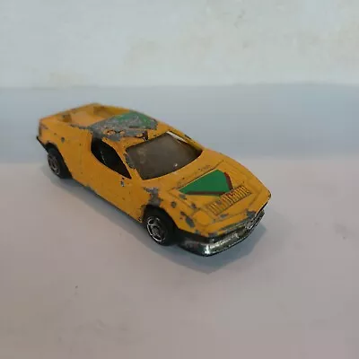 Vintage Tai Cheong #TC-9325 Yellow Maserati Merak 1/64 Diecast Car #2001 HTF  • $2.99