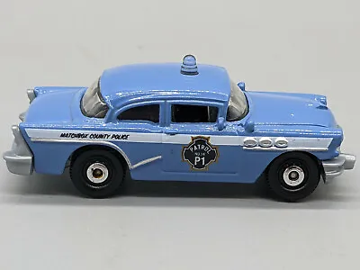 BUICK CENTURY POLICE CAR Matchbox 2012 1956 County Police Dept. Free Shipping • $10.95